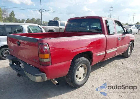 2000 GMC Sierra 1500 Sle из США, поврежденный, VIN 2GTEC19T0Y1227219